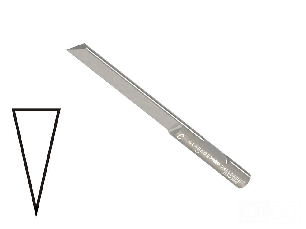 Top Gravier Stichel  Glardon Vallorbe,14,neuwertig,11,8 cm...neuwertig 