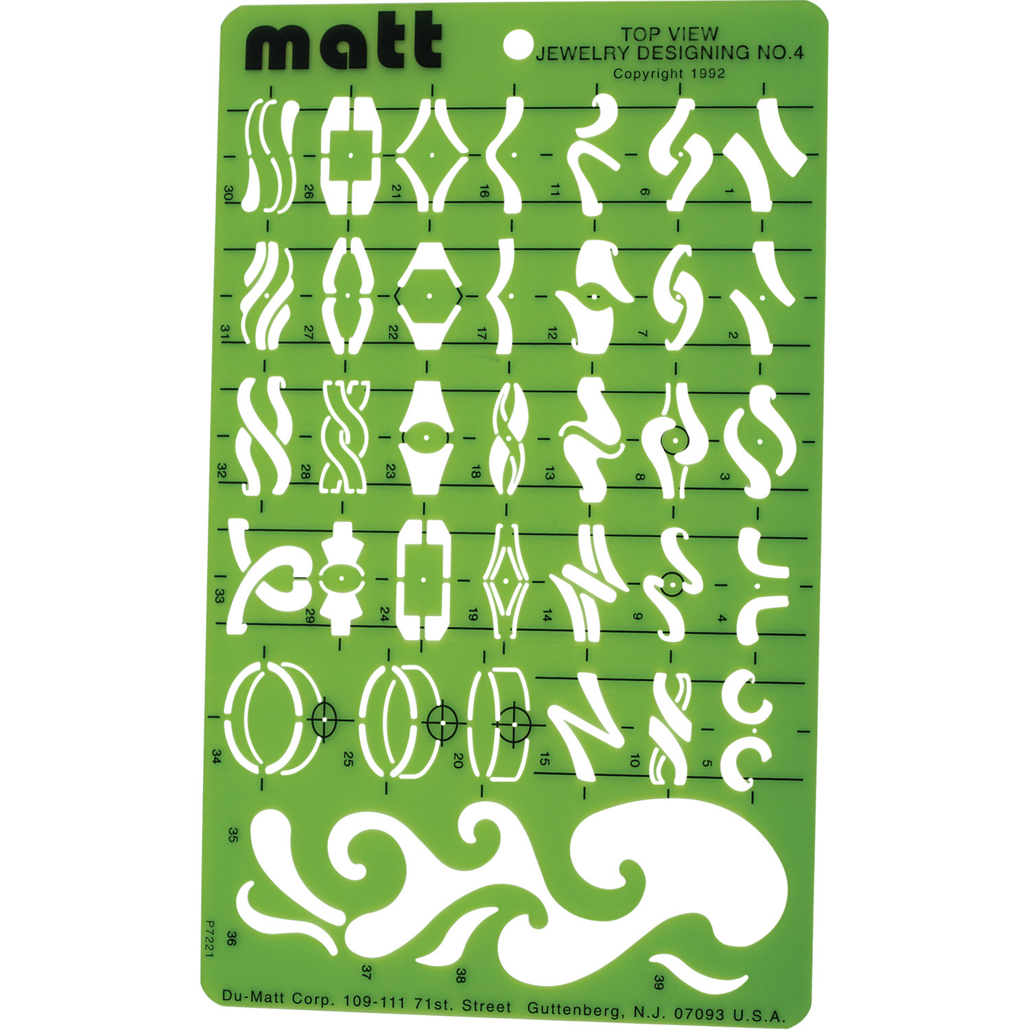 MATT® WAX TEMPLATES European Design Jewellery