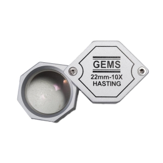 GEMS 22MM - 10X HEX TRIPLET LOUPE
