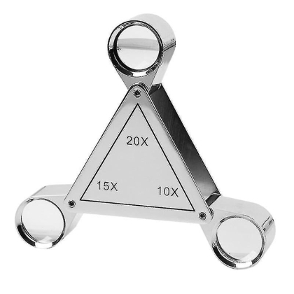 TRIANGULAR LOUPE 10X,15X,20X