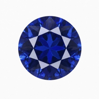 10.00 Blue Sapphire Lab Created Round
