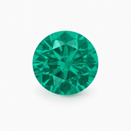 10.00MM Emerald Lab Created Round