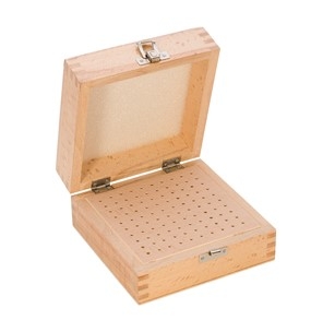 WOODEN BUR BOX 100 HOLES