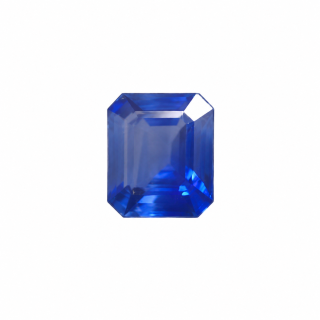 5.3x4.9 MM Blue Sapphire Genuine Emerald Cut