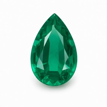 12x8 Emerald Lab Created Pear