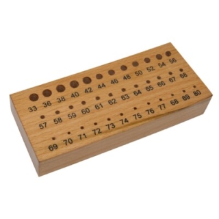 TWIST DRILL WOODEN BLOCK HOLDER