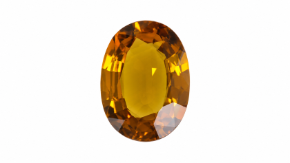 9x7  MM Yellow Sapphire Genuine Oval