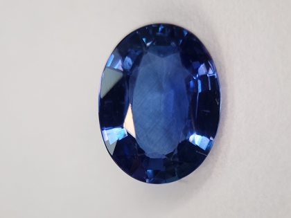 9x6.9mm Blue Sapphire Genuine Oval