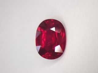 7.8x6.9 MM Ruby Genuine Cushion