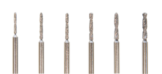 Diamond Coated Drill Set with 3/32 shank (6pc)