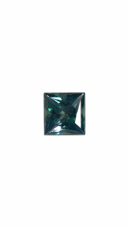 3.2x3.2 MM Alexandrite Genuine Square Princess Cut