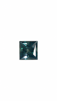 3.2x3.2 MM Alexandrite Genuine Square Princess Cut