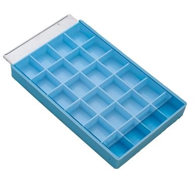 24 COMPARTMENT PLASTIC TRAY