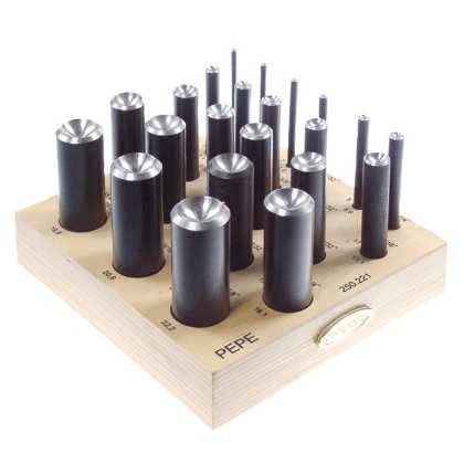 22 Piece Dapping Cutter Set