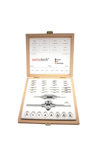 HSS Tap and Die Set WS 1.00mm-3.00mm (Swisotech)