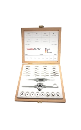 HSS Tap and Die Set WS 1.00mm-3.00mm (Swisotech)