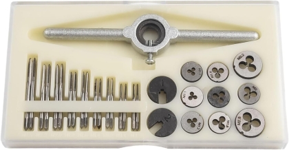 ECONOMY Set of Screw Dies HSS and Taps HSS