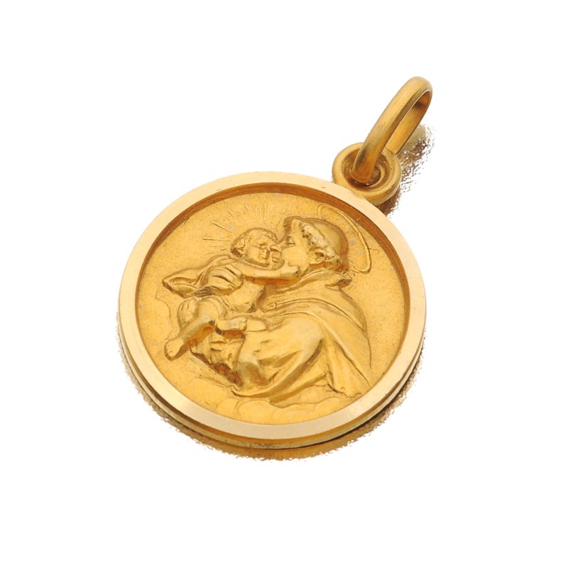 14K Yellow Medallion European Design Jewellery