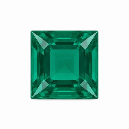 4x4 Emerald Lab Created Square