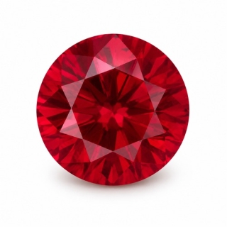 5.50MM Ruby Lab Created Round