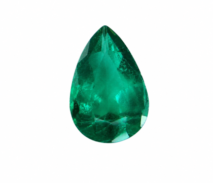 6.6x4.67 MM Emerald Genuine Pear