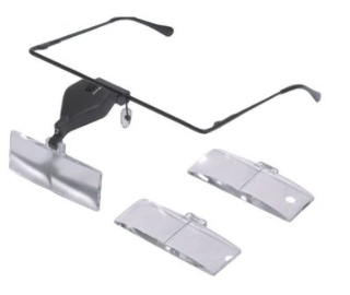 Headwear Magnifiers with LED Light