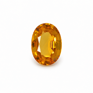 10.1x7.7 MM Yellow Sapphire Genuine Oval