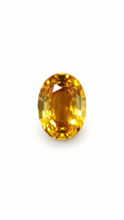 9x7 MM Yellow Sapphire Genuine Oval