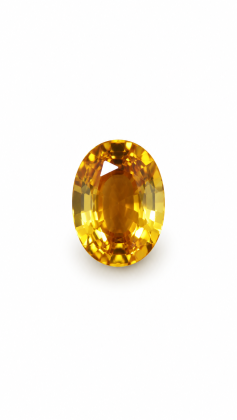 9x7 MM Yellow Sapphire Genuine Oval