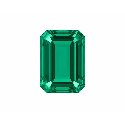 6x4MM Emerald Lab Created Emerald Cut