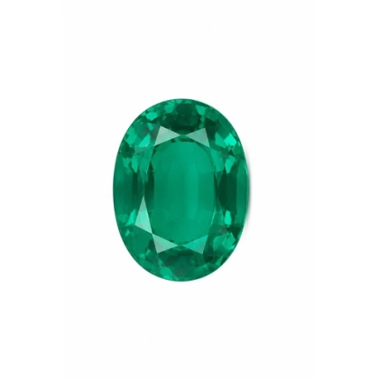 6x4MM Emerald Lab Created Oval