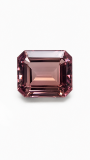 12.1x10 MM Pink Tourmaline Genuine Emerald Cut