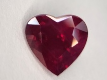 7.8x7.9 Ruby Genuine Heart