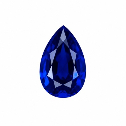 8x5MM Blue Sapphire Lab Created Pear