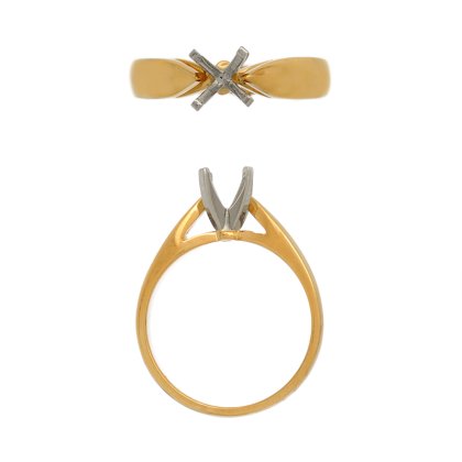 14Kt Solitaire Ring