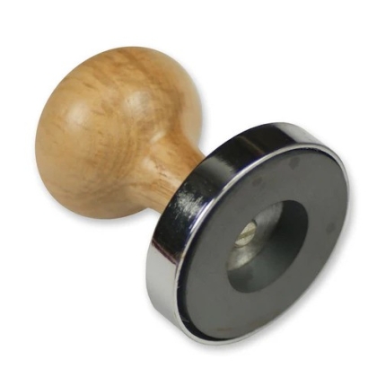 GOLD TESTING MAGNET WITH WOODEN HANDLE