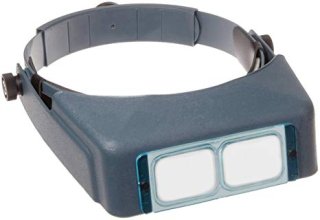 OPTIVISOR HEADBAND MAGNIFIER WITH OPTICAL GLASS LENSES