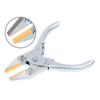 PREMIUM PARALLEL FLAT PLIERS WITH BRASS SMOOTH JAWS 125MM