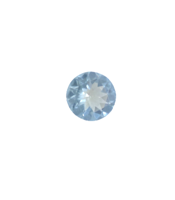 6.50 MM Aquamarine Genuine Round