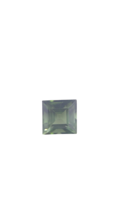 5x5 MM Green Tourmaline Genuine Square step cut