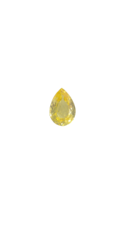 4x3 MM Yellow Sapphire Genuine Pear