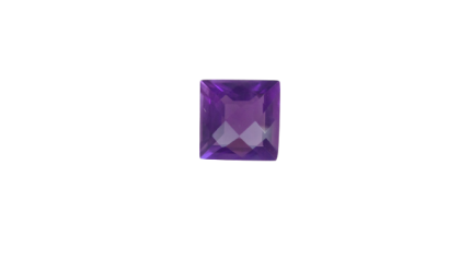 7x7 MM Amethyst Genuine Square Checkerboard-cut