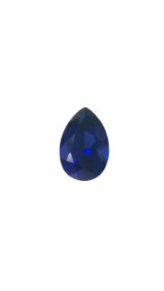 6x4MM Blue Sapphire Lab Created Pear