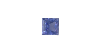 4x4 Blue Sapphire Lab Created Square