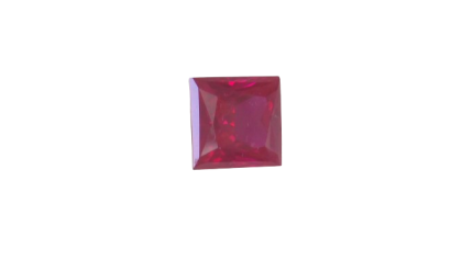 7x7 Ruby Lab Created Square