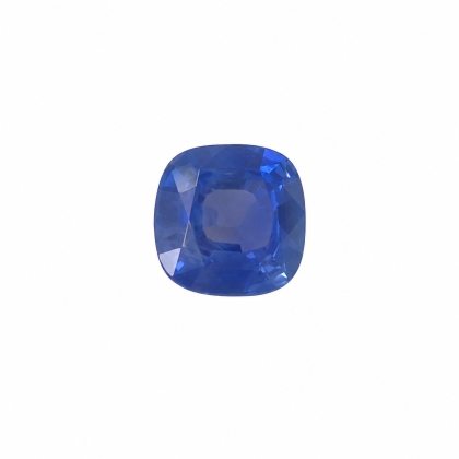 6x6mm Blue Sapphire Genuine Cushion