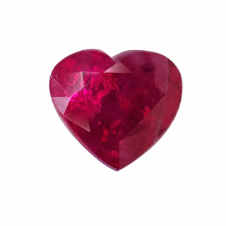 5.3x6 MM Ruby Genuine Heart