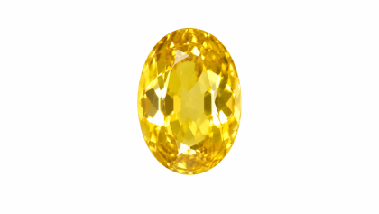7x5 MM Yellow Sapphire Genuine Oval