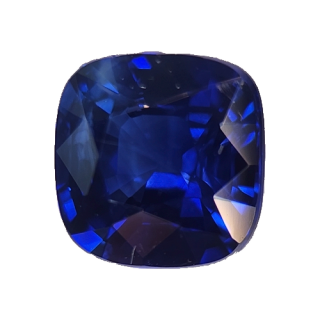 5.9x5.8 MM Blue Sapphire Genuine Cushion