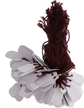 ECONOMY PAPER JEWELLERY STRING TAGS